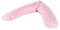 Theraline Bezug für das Komfort Stillkissen 180 x 34 cm Big Stars rosa