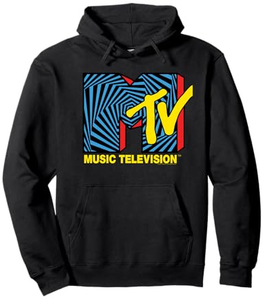MTV Logo Spirale Music Fan Sweat à Capuche