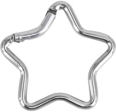 URTERYSER Kletterkarabiner, robuster Verschlusshaken für Camping, Angeln, Wandern, Reisen, Aluminiumlegierung, Karabinerhaken, Sternform, Kletterschnalle