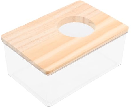 POPETPOP 1st Sandbadlåda För Hamster Transparent Badkar Bad Och Rengöring Små Husdjur Praktisk Och Lätt Att Rengöra