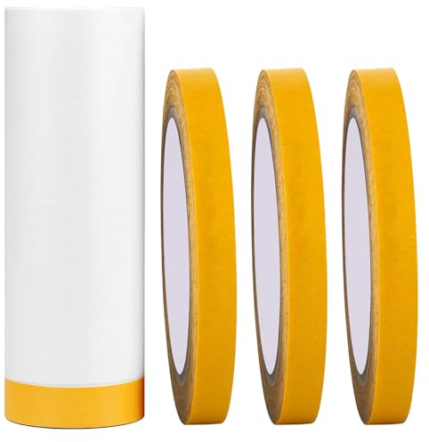 Window Insulation Film, Window Insulation Kit with 3 Rolls Double Sided Tape, Thermal Window Film for Winter, Window Heat Insulation Cover, Suitable for Insulation, Windproof, Waterproof and Dustproof