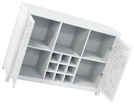 Mobile Wine Bar, Mobile Liquori 2 Ante per (WHITE)