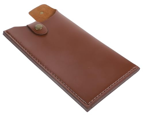 FONDOTIN Funda Protectora Para Cuchillos Cortadores De Cuero Artificial Tamaño Compacto Cubierta Decorativa Multiusos Para Uso Doméstico Almacenamiento Seguro Para Cocina