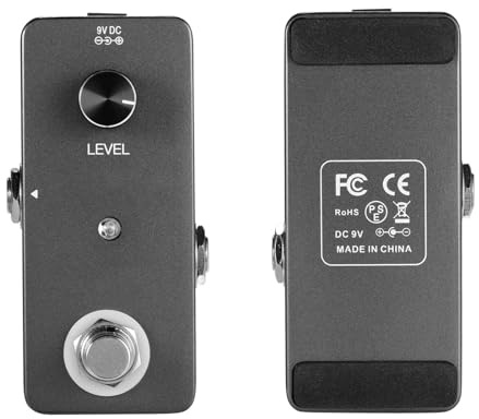 Fafeicy Mini Looper Effektpedal, Lila Bass Loop Pedal med Obegränsad Overdubs, 5 Minuters Looping Time för Musiker (Mörkgrå)