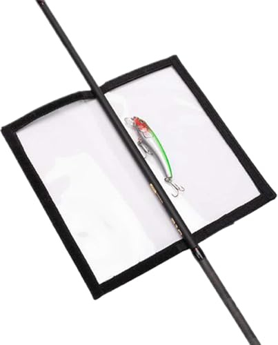 Generisch Copertura per esche da pesca, in PVC, 18 x 10 cm, 20 x 11 cm, protezione trasparente per esche da pesca, organizer per attrezzatura da pesca in acqua salata