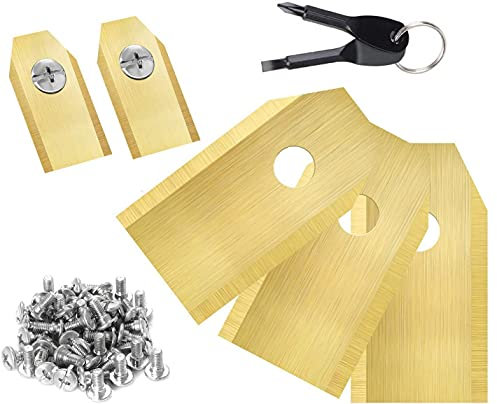 Gardenlovers 30x Mähroboter Messer für Husqvarna Automower & Gardena, 18 cm Schneidebreite, Rotierend, Edelstahl mit Titanbeschichtung, Rasenroboter Klingen, LAWN_MOWER