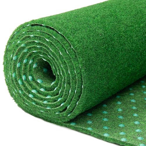 TAPISO Magic Forest Gazon Synthétique Extérieur au Mètre Faux Gazon Synthétique Moquette d'Exterieur Antidérapant Balcon Terrasse Jardin Vert Résistant Épaisseur 4 mm 400 x 600 cm