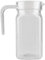 Jarra de Agua, Botella de Jugo Transparente, Jarra de Jugo de Hielo de Agua con Tapa para Agua, Café, Té, Limonada, Leche Y Más Bebidas(500ML)