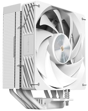 Mars Gaming MCPU-X5, Dissipatore CPU 280W TDP, 5x Heatpipes HCT Nuova Generazione, Ventola PWM SI Extreme-Silent 120mm, Nucleo in Rame Iperbilanciato, Compatibilità Universale Intel e AMD, Bianco
