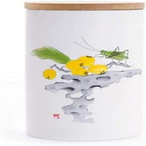 Latas de té, café, azúcar, calcomanías, latas de té, Porcelana para el hogar, Tanque Sellado, Juegos de té de cerámica