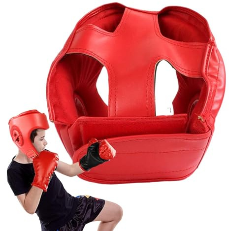 Box-huvudskydd, justerbar, lätt träningsutrustning | box-sparringsutrustning, för vuxna ungdomar ringar karate kickboxning sport kampsport gym hemma