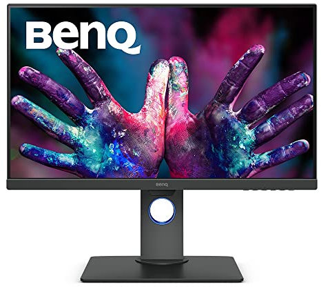 BenQ PD2700U Monitor de diseño gráfico 4K HDR UHD de 27″, espacio de color 100 % Rec.709 y sRGB, KVM, Eye-Care