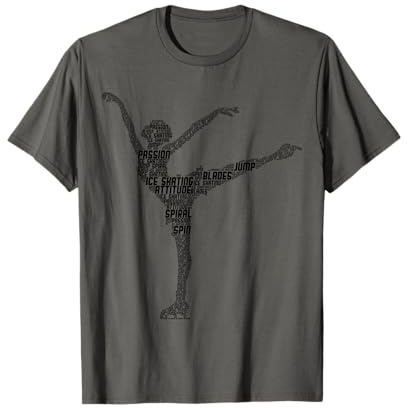 Patinage Sur Glace Patineuse Artistique Femmes Filles T-Shirt