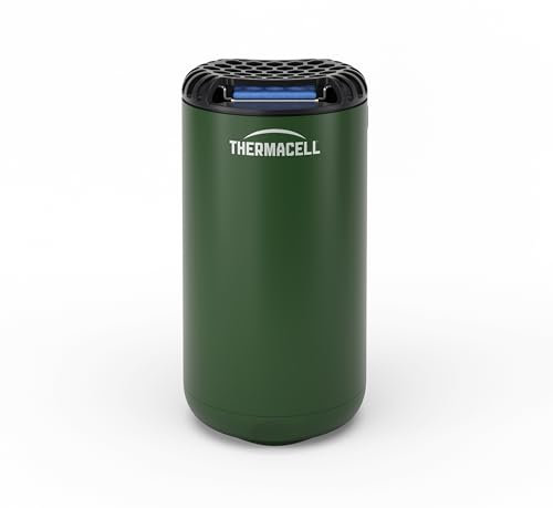 Thermacell - Bouclier Anti-Moustiques et Moustiques Tigres - Diffuseur Extérieur sans Fil, Zone de Protection 20m² - Effet Rapide, Inodore - sans Recharge