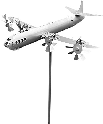Metallo Aereo Mulino A Vento Aerei Ferro Wind Spinners Lawn Girandola Decorazione Esterna
