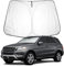BIXUAN Parasol compatible con Mercedes Benz Clase M/Clase GLE AMG ML(W166) 2012-2019 parabrisas para el coche parabrisas delantero cubierta cortavientos para parabrisas delantero bloqueado cubierta UV