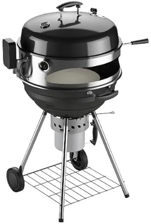Explorer Barbecue a carbonella – Cottura versatile all'aperto | Griglia diretta e indiretta | Funzione forno per pizza | Serie batteria | Facile da pulire