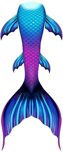 FOLOEO Meerjungfrauenflosse Erwachsene, Meerjungfrauenschwanz Erwachsene zum Schwimmen, Meerjungfrau Flosse Damen für Schwimmer ab 12 Jahren - (Keine Monoflossen)