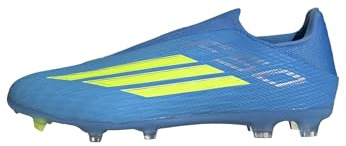 adidas Unisex - Adulto F50 League Laceless Firm Ground/Multi Ground Football Boots, Lucid Ray Blue/Team Solar Yellow 2/Lucid Aquamarine, 43 1/3 EU
