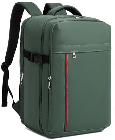 KONO Ryanair Ryggsäck Reseryggsäck Handbagage för Kabinbagage Under Sätet Reseryggsäck Handbagage för Arbete Skola Helg