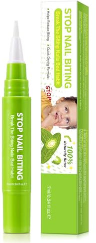Smetti Di Mangiare Le Unghie Per Ragazzi | Penna Smalto Trattamento Anti Rosicchiamento 7ml | Salute Naturale per Smettere di Mangiarsi le Unghie Uomini Donne Ragazzi