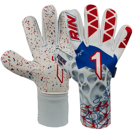 Guante de Portero Xtreme Guard Dominius As , Blanco/rojo/azul, Unisex Niños