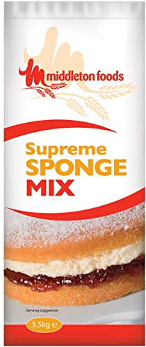 Middletons Supreme Plain Sponge Cake Mix - 4x3.5kg