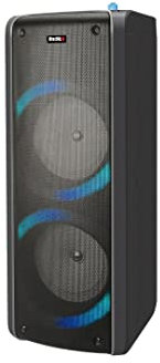 Altavoz Bluetooth BSL-S70 | 60W RMS | Bluetooth 5.0 con True Wireless | Batería de 3600 Mah | Radio FM y Reproductor MP3 vía USB-TF | Entrada Auxiliar y Doble Entrada de micrófono. Negro