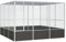 vidaXL Vogelkäfig Vogelhaus Anthrazit 302,5x324,5x211,5cm Verzinkter Stahl