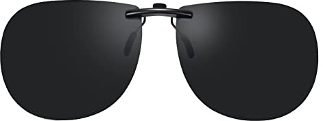 DAUCO Clip Solaire pour Lunettes de Vue Polarisée Clip Lunettes de Soleil Anti-reflet UV400 Hommes Femmes Conduite Voyage Sport
