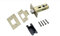 Designer Levers - Bolt Through Tubular Latch 75mm Case - 57mm Backset - Antique Brass