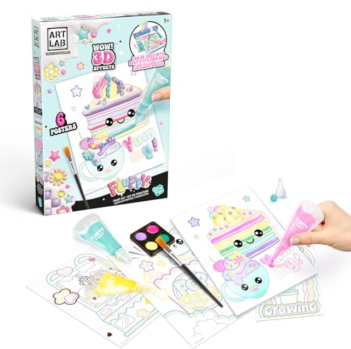 Canal Toys - Art Lab - Kit de Acuarelas 3D con Posters y Todo Incluido