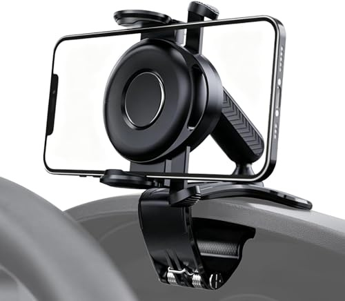 Supporto Telefono Per Cruscotto - Supporto Universale Regolabile e Rotante,Porta Cellulare per Auto | per Guida Navigazione Viaggi su Strada Consegna Camion Taxi Videochiamate Registrazione Video GPS