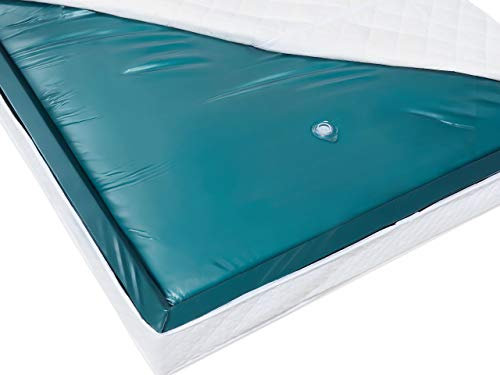 Colchón para cama de agua mono vinilo 160 x 200 x 20 cm estabilización muy fuerte con forro de protección
