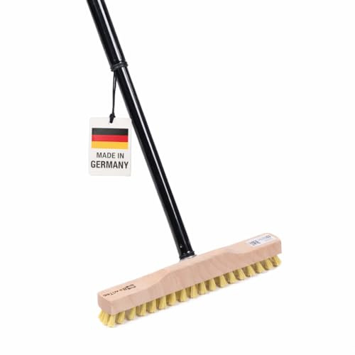 Rheinischer Wischer Kompakter Schrubber 28cm mit Teleskopstiel Stiel 130cm