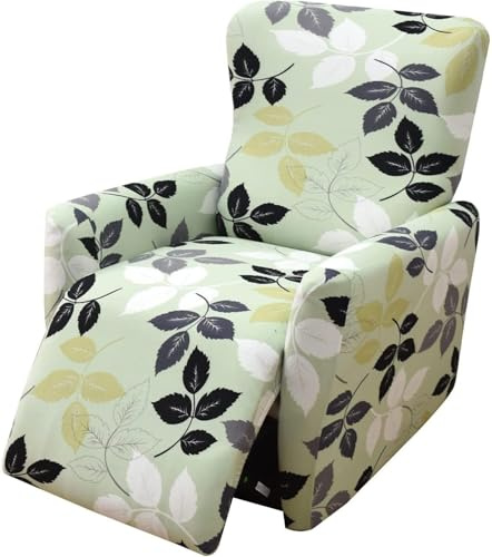 WWQQKJ Funda elástica para sillón de relajación moderna, antideslizante, fácil de instalar y lavar, para sillón reclinable de 1 plaza