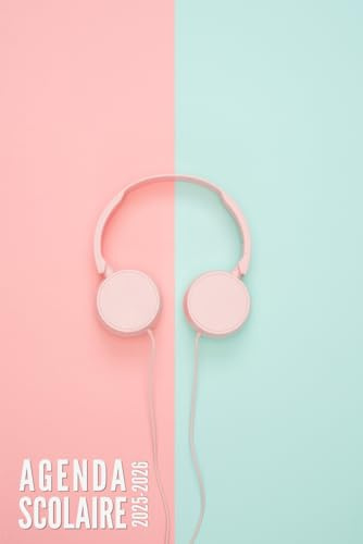 Agenda Scolaire 2025 2026: Musique - Journalier Pour Filles et Garçons en Primaire, collège et lycée | De Septembre 2025 à Juillet 2026
