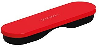 Guzzini On The Go - Cubiertos de viaje, respaldos y cuenco, 19 x 5,5 x 2 cm, rojo y negro