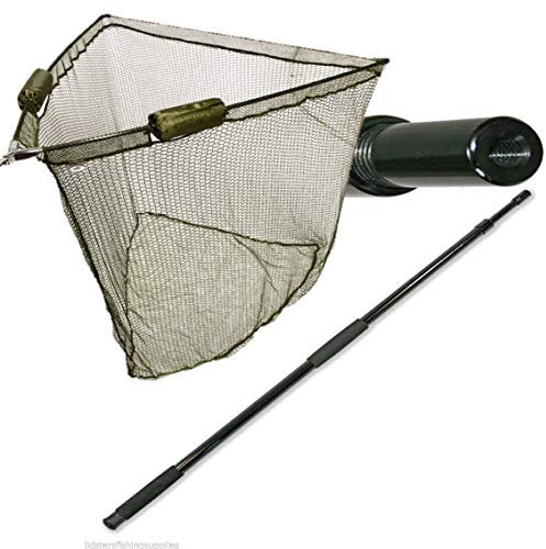 50 Inch Large Carp Pike DUAL Float Fishing Landing Net + 2m Handle NGT
