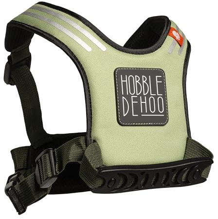 Hobbledehoo Active - Imbracatura da sci e snowboard per bambini (verde) – Imbracatura da sci da allenamento di alta qualità per insegnare e allenare il tuo bambino.