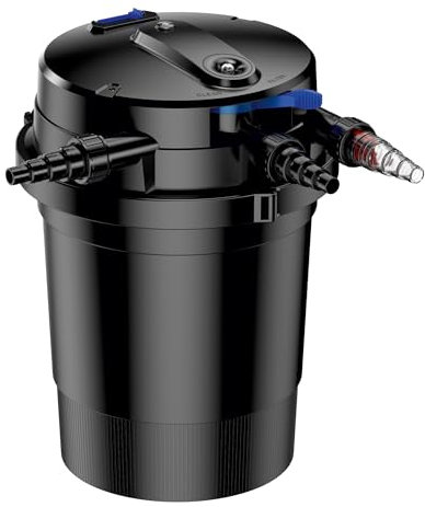 BluGarda BluPressure Smart Control 10.000 - Druckfilter für Teich mit 18W UV-c - Teichfilter mit Rückspülung
