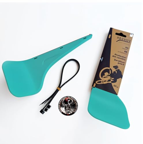 PARRIER | Protector de Cambio Para Bicicletas de Montaña | Polipropileno Resistente, 85g, Instalación Sencilla | Protector Cambio MTB, Accesorios Bicicleta Montaña | Protector Bicicleta Imprescindible