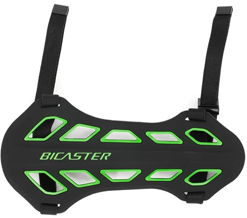 Wolfman 1pc Archery Arm Guard Silicone Soft Comfortable Archer's Training Shooting Target Hunting Bow Arrow Armguard Protection (Black+Green)