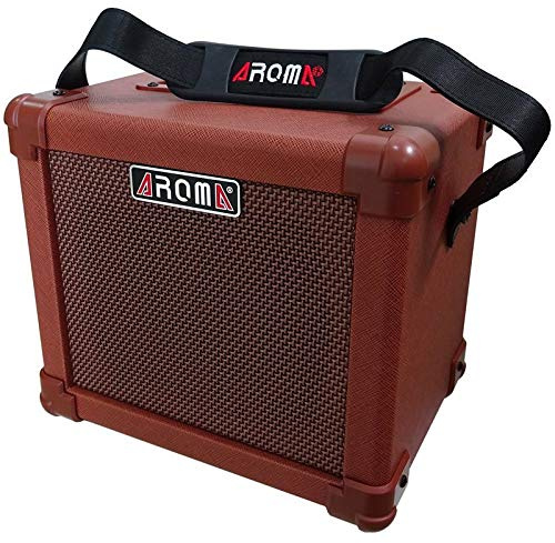 Amp, Aroma 10W Acoustic Guitar Amplifier - BROWN
