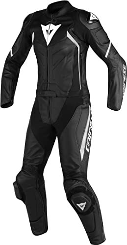 Dainese Avro D2 2-Teiler Damen Motorrad Lederkombi Schwarz/Weiß 44