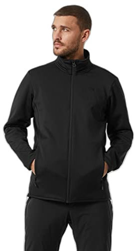 Helly Hansen Una Chaqueta de Forro Polar versátil y Protectora, Hecha responsablemente con diseño de Cero residuos esquí, 990 Negro, M para Hombre