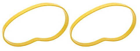 Lot de 2 Pneus de Scie à Ruban de 8 Pouces pour le Travail du Bois, Pneus en Caoutchouc Antidérapants de Remplacement pour Roue de Scie à Ruban de 8 Pouces, Aucun Adhésif