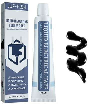 BigCheer 50ML Flüssiges Isolierband,flüssiger kunststoff Flüssiger Isoliergummimantel,Liquid Insulating Rubber Coat, Für den Innen- und Außenbereich