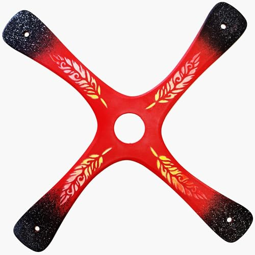 Boomerang S-Quad, para principiantes o buenos lanzadores, creado por el Campeón del Mundo, fácil de lanzar, deporte al aire libre, alcance de 20 metros