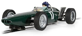 Scalextric Cars - C4536 BRM P57 - Winner Dutch GP 1962 - World Champion Edition - Toy Slot Car for use with Race Tracks - Small Kids Gift Ideas for Boy/Girl Ages 3 Accessories